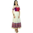 thumbnail image 2 of Bimba Women Designer Floor Length Net Anarkali Kurta Kurti Indian Ethnic Dress, 2 of 4