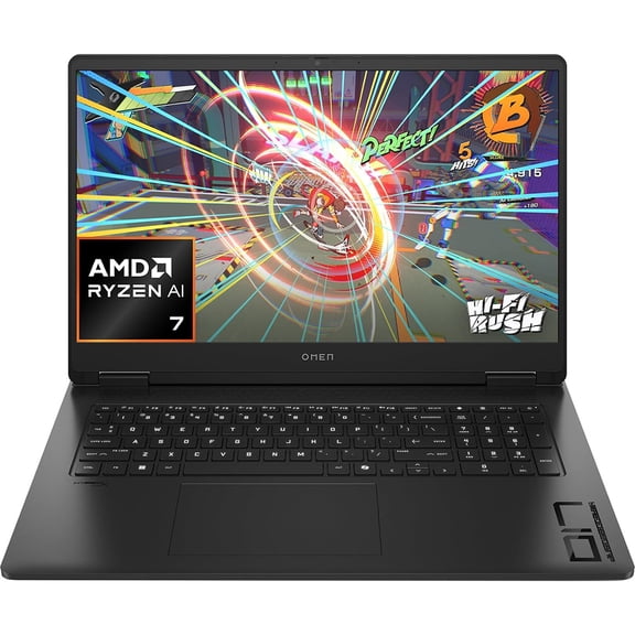 Hewlett Packard OMEN 17-DB1500NR Gaming Laptop - AMD Ryzen AI 7 350