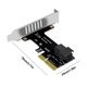 thumbnail image 4 of [PH49 media altura] Tarjeta expansión PCIE a SFF-8643 8643 adaptador puerto servidor tarjeta nvme ssd conector unidad estado sólido (deflector media altura), 4 of 6