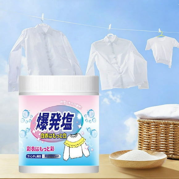 Limpiadores domésticos Quitamanchas concentrado en polvo fuerte para ropa Seguro para telas de uso diario Elimina manchas de leche, sudor, aceite y frutas Polvos de limpieza