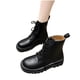 thumbnail image 4 of botas cortas de mujer con cordones en la parte delantera y plataforma de tacón grueso con punta redonda Wmkox8yii ghj2502, 4 of 4