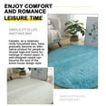 thumbnail image 3 of Fnochy Gray Round Rugs for Bedroom - Machine Washable, 39"x39" Circle Area Rugs for Living Room, Soft and Fluffy Shaggy Carpet for Teen Girls and Boys, Dorms, Nursery Rooms, Home Decor Aesthetic, 3 of 5