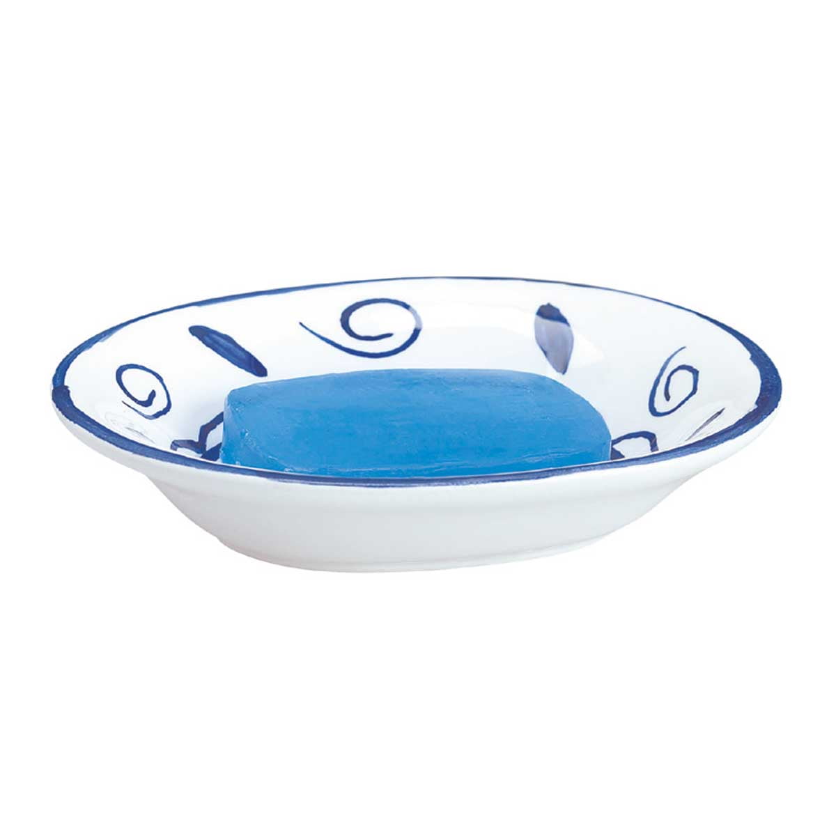 Bathroom Soap Dishes Blue/White Neptune Ceramic Dish Renovator's