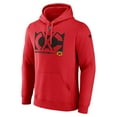 thumbnail image 2 of Men's Fanatics  Red Chicago Blackhawks Fleece Pullover Hoodie, 2 of 3