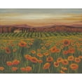 thumbnail image 2 of Joy, Julie 14x12 White Modern Wood Framed Museum Art Print Titled - Poppy Path to Home II, 2 of 4