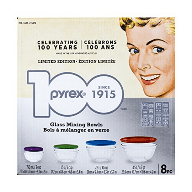 pyrex mixing bowls with lids