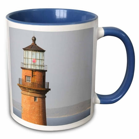 3drose, Gay Head Lighthouse, Aquinnah, Massachusetts, Usa, 11oz Two-tone Blue Mug