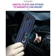 thumbnail image 5 of for Galaxy A11 Case,Samsung A11 Case,with HD Screen Protector,[Military Grade] Ring Car Mount Kickstand Hybrid Hard PC Soft TPU Shockproof Protective Case for Samsung Galaxy A11 (Blue), 5 of 14