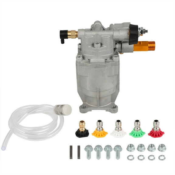 ECCPP 2700PSI 3/4 Shaft Horizontal Cold Water Power Pressure Washer Water Pump 2.5GPM