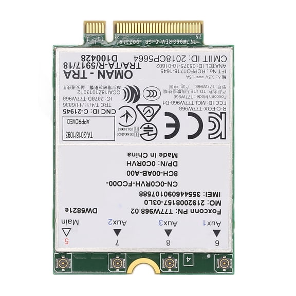 M Buder Wireless Net Card Support 3G 4G 5G Fast Transmission Speed Support Positioning PCB Wireless Card for Laptop Reliable High Speed WiFi Module with GPS GLONASS Support 5 inches / 12.7 cm