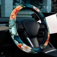 thumbnail image 6 of Flower Butterfly Steering Wheel Cover, Car Wheel Cover, Car Wheel Covers, 14.5 Inch, Printing, PVC Leather, Auto Accessories, 6 of 6