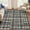 Green Brown, variant on HOMERRY 8' x 10' Washable Bedroom Rug Geometric Plaid Area Rug Soft Non Slip Low Pile Carpet, Green/Brown