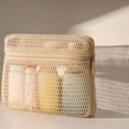 thumbnail image 3 of Tdxkok 3D Mesh Storage Bag Portable Breathable Travel Sundries Organizer Transparent Storage Pouch 6.30*4.72*1.97IN B, 3 of 5