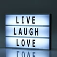 thumbnail image 6 of Efavormart 192 Letters A4 DIY Cinema LightBox, Cool White Marquee LED Light Box for Cinematic, Wedding, Shop Decor LED Letter Lamp Home Decor Photo Shoots Birthday Party, 6 of 11