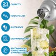 thumbnail image 3 of Cocktail shaker, professional stainless steel margarita shaker, bartender kit Gift., 3 of 6