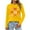 Jaune, variante sur yardsong T-Shirts Graphiques Mignons avec Nœud pour Femmes, Saint-Valentin, Col Rond, Manches Longues, Hauts de Sortie, Tunique Ample, Rouge, G