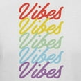 thumbnail image 6 of Teelocity Vibes Repeat Graphic T-Shirt (Small - Standard Fit, White), 6 of 13