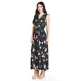thumbnail image 2 of Vestido largo con lazos Roman Fashion /Juvenil, 8802-10 (Negro) negro CH, 2 of 4