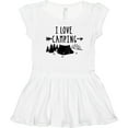 thumbnail image 3 of Inktastic I Love Camping- Tent and Trees Girls Toddler Dress, 3 of 5