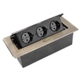 thumbnail image 1 of Power Strip,  Socket PC Case Bronze EU Plug 250V Sturdy  Sealing  For Office For Shopping Mall, 1 of 8