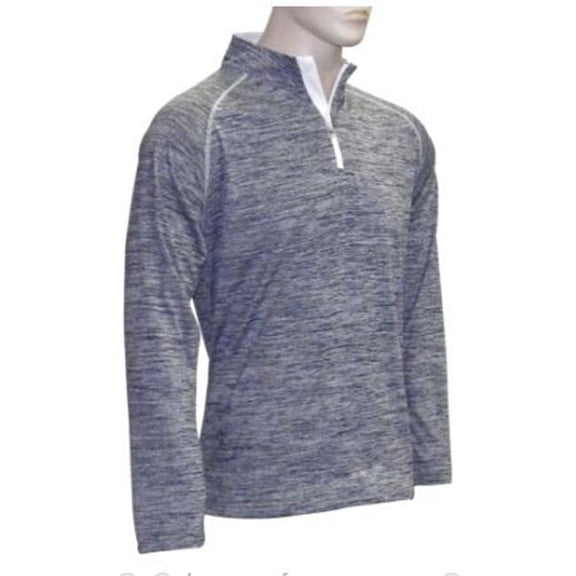 58037-289-LG Mens Activewear Long Sleeve Jersey - Large, True Navy & White