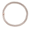 thumbnail image 3 of Chain Choker,22in Cuban Necklace Alloy Cuban Necklace Cuban Link Chain Modern Innovation, 3 of 14