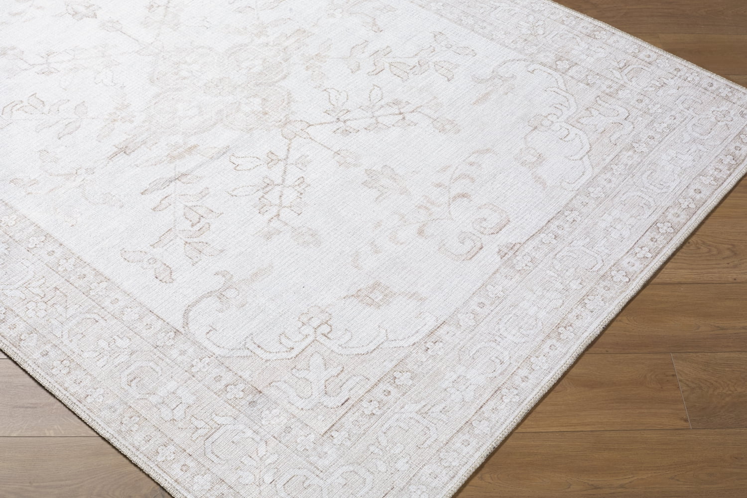 My Texas House Pearl 5'3" x 7' Washable Area Rug