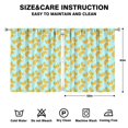 thumbnail image 2 of Nursery Curtains Boys Girls Kids Banana Boat After Sun Print Pattern Window Drapes for Living Bedroom Playroom Room Decor Rod Pocket 52x63 Inch 2 Panels, 2 of 2