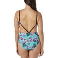 thumbnail image 2 of 100 Degrees Women's Cut Out Maillot One-piece Swimsuit, 2 of 2