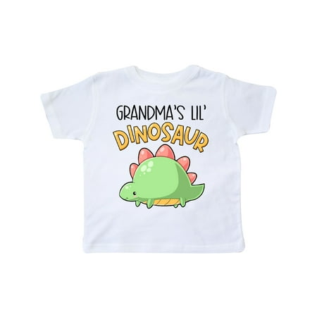 

Inktastic Grandma s Lil Dinosaur with Cute Stegosaurus Gift Toddler Boy or Toddler Girl T-Shirt