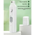 thumbnail image 4 of Concertchop Dog Nail Grinder, Concertchop Nail Trimmer, 3 Grinding Modes & 2 Levels, Ultra-Quiet Operation, Smart LED Pet Grinder, USB Charge with Replacement Grinding Heads (A+B), 4 of 7