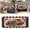 B, variant on Patriotic 4th of July Garage Door Banner, Large 16' x 7' Independence Day Decor, Weatherproof Polyester Banner with 8 Vintage Designs for Outdoor Yard & Home Display