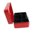 thumbnail image 3 of Metal Cash Box with Money Tray Lock Box, Mini Money Saving Organizer for Household Cash Management, Portable Money Storage Safe for Car, 3 of 5
