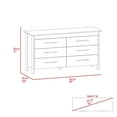 thumbnail image 3 of Depot E-Shop Paris 6 Drawer Double Dresser - Black, 3 of 9