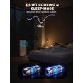 thumbnail image 5 of 10000 BTU Portable Air Conditioner, Quiet 3-in-1 Cooling Unit for Rooms Up to 450 Sq.Ft, Includes Dehumidifier & Fan Modes, Remote Control, Sleep Mode – Perfect for Bedrooms & Apartments, 5 of 7
