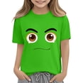 thumbnail image 7 of Piuwrlz Green Short Shirts Sleeve Toddler Boys Graphic T-Shirts Pullover T Shirts Green Size 3 Years, 7 of 7