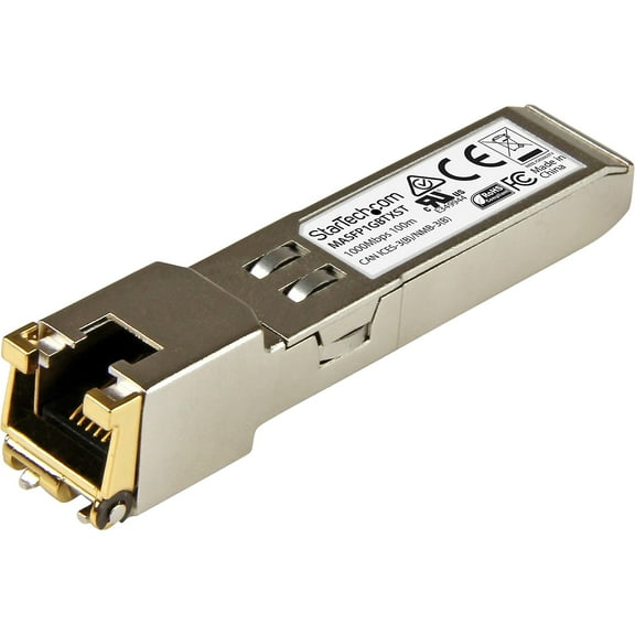 StarTech Cisco Meraki MA-SFP-1GB-TX Compatible Gigabit RJ45 SFP Module