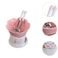 thumbnail image 6 of WeiLaiKeQi Chocolate Fondue Pot 300ml Melt Hot Pot Bowl Set for Engagement Pink bowl, 6 of 9