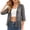 Gray*, variant on Womens Chiffon Kimono Cardigans Beach Cover Ups Swimwear Puff 3/4 Sleeve Loose Casual Summer Tops