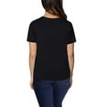 thumbnail image 5 of Fruit of the Loom Women's Crafted Comfort Artisan V-Neck T-Shirt, 5 of 6