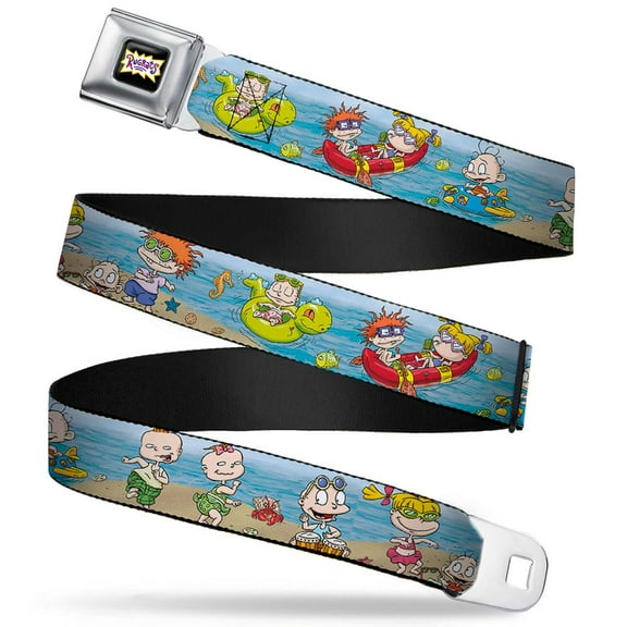 Rugrats Logo Rugrats Beach Play Scene Webbing Seatbelt Belt Fashion Belt Standard
