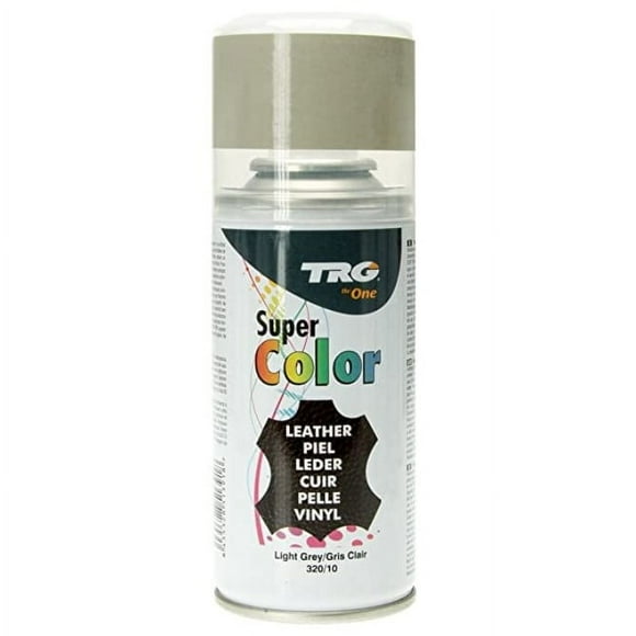 TRG Light Grey 320 Super color spray dye - best spray paint to renew or change the color of leather and synthetic leather