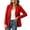 Red, variant on Zivyakyron Fall Womens Blazers Dressy Short Long Sleeve Womens Jackets Solid Classic Evening Loose Outerwear Yellow S