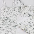 thumbnail image 4 of Women's Floral Corset Dress Formal Cocktail Dresses Going Out Casual Sundress Split Thigh Spaghetti Strap Vintage Dress, 4 of 10