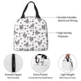 thumbnail image 4 of Salouo Funny Chicken for Unisex Lunch Bag Leakproof Lunch Tote Large Capacity Reusable Insulated Lunch Box Cooler Lunch Container for Work/Office/Picnic/Travel-Black, 4 of 8