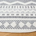 thumbnail image 3 of SAFAVIEH Alamo Curtis Geometric Area Rug, Charcoal/Ivory, 6'7" x 6'7" Round, 3 of 8