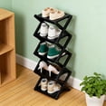 thumbnail image 4 of Tier Foldable Shoe Rack Organizer Shelf Space Saving Storage for Entryway Closet Bedroom Corner, 4 of 4