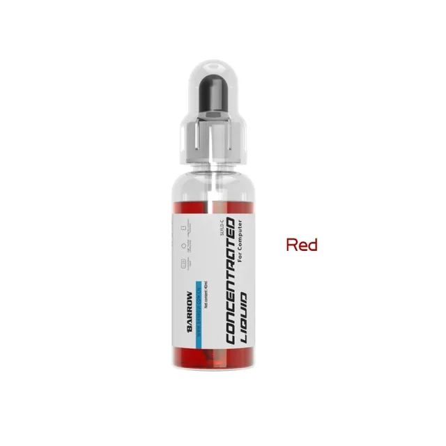 Concentrated Water Coolant, Liquid For Computer Watercooling, Add Water 1:25 40ML/Bottle, Muti Colors SLYLD-C Red