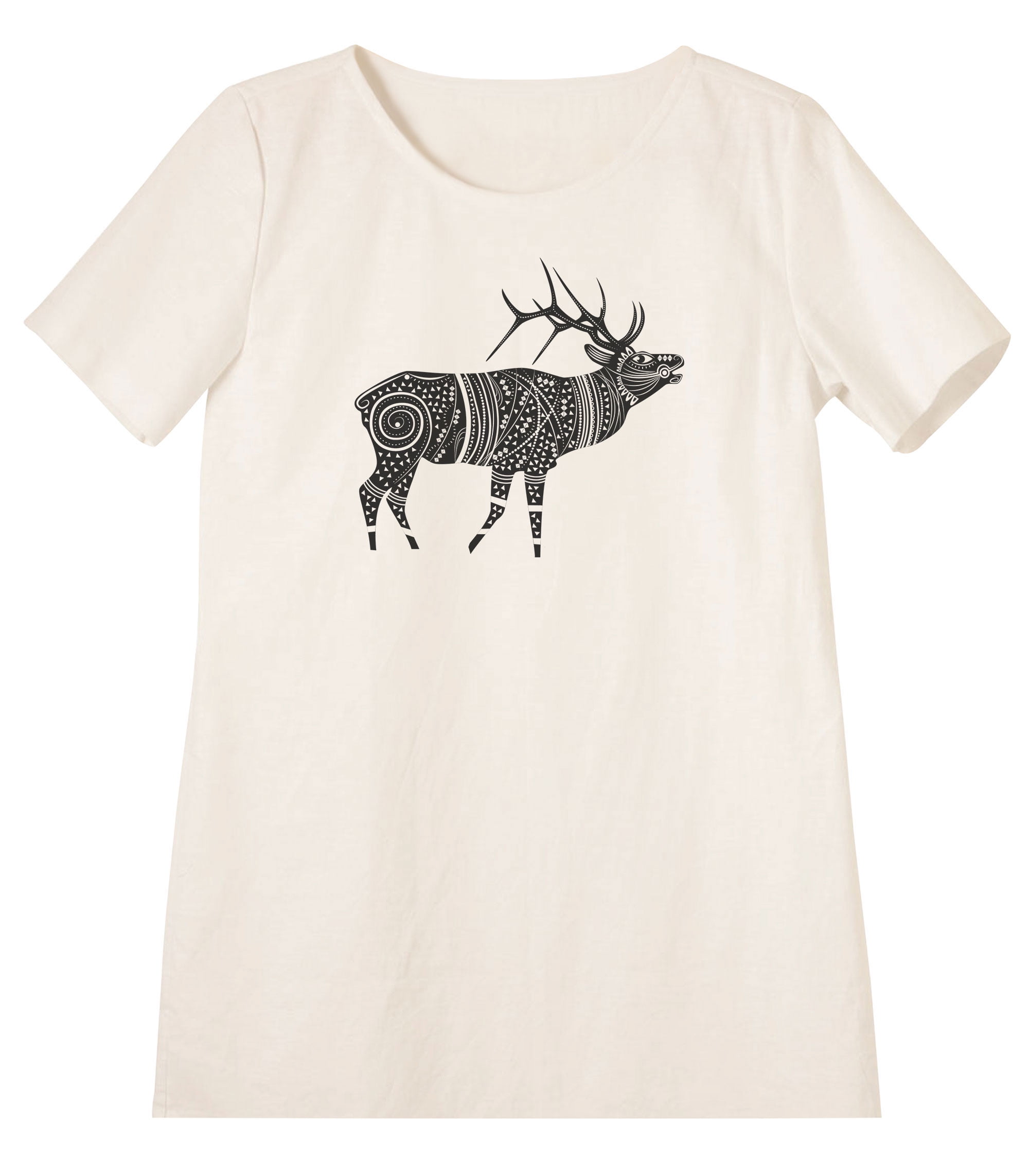elk linen shift dress