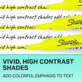 thumbnail image 6 of Sharpie Tank Style Highlighters, Chisel Tip, Fluorescent Yellow, Box of 36, 6 of 7
